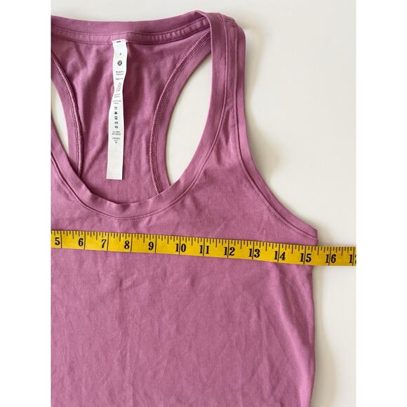 Lululemon Love Tank Top Women 4 Vintage Plum Stretch Athleisure Sport Runner Gym - Picture 7 of 9
